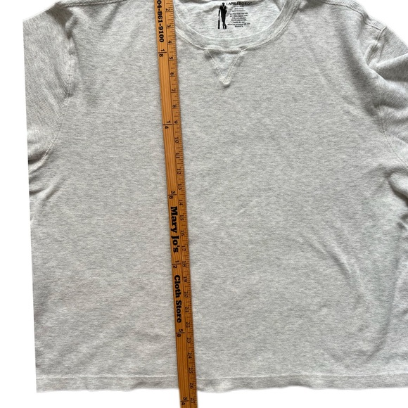 Lanesboro long sleeve shirt, size XXL Oatmeal color long sleeves 100% cotton GUC - Picture 7 of 9